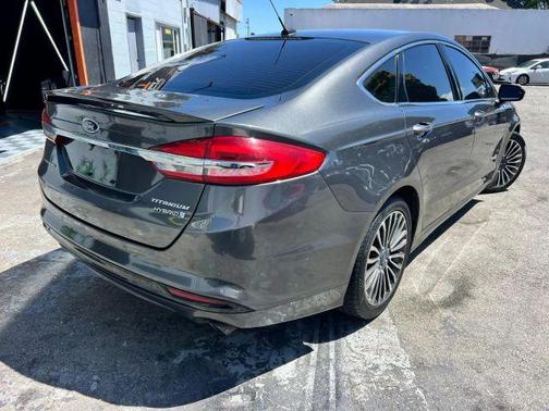 Gray 2018 Ford Fusion Hybrid Titanium