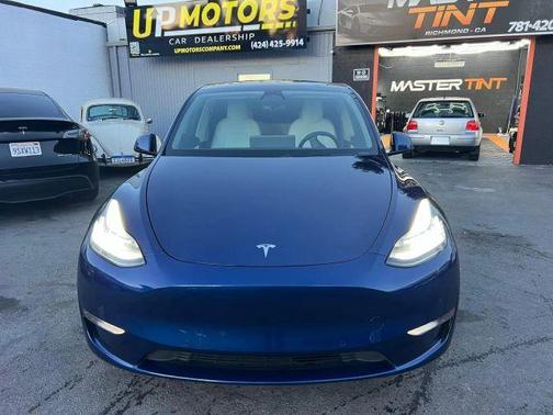 Blue 2020 Tesla Model Y Performance