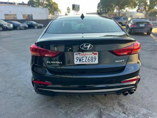 Black Noir Pearl 2018 Hyundai ELANTRA Sport