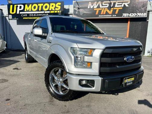 Silver 2015 Ford F-150 Lariat