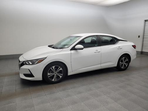 White 2021 Nissan Sentra SV