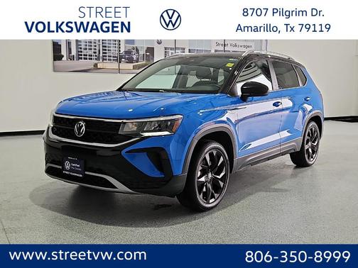 Cornflower Blue 2023 Volkswagen Taos 1.5T SE