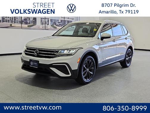 Pure White 2022 Volkswagen Tiguan 2.0T SE