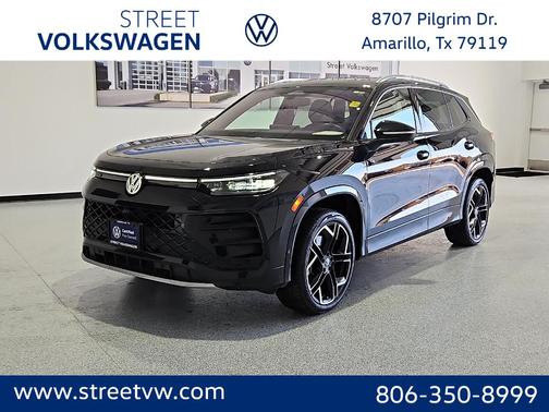 Deep Black Pearl Effect 2025 Volkswagen Tiguan 2.0T SEL R-Line