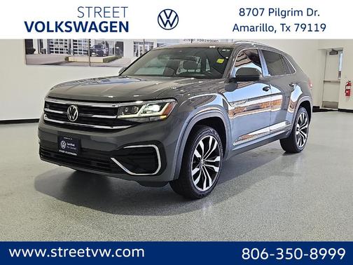 Pure Gray 2021 Volkswagen Atlas Cross Sport 3.6 V6 SEL R-Line
