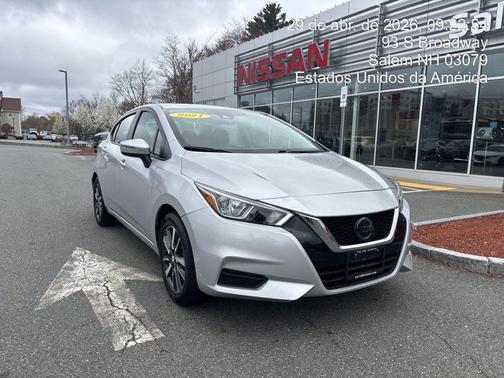 Brilliant Silver Metallic 2021 Nissan Versa 1.6 SV