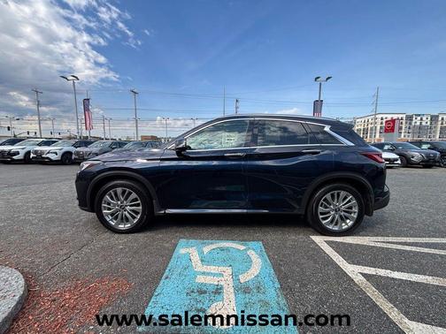 Hermosa Blue 2023 INFINITI QX50 LUXE AWD
