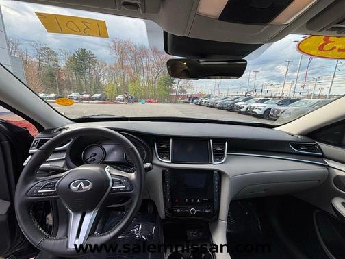 Hermosa Blue 2023 INFINITI QX50 LUXE AWD