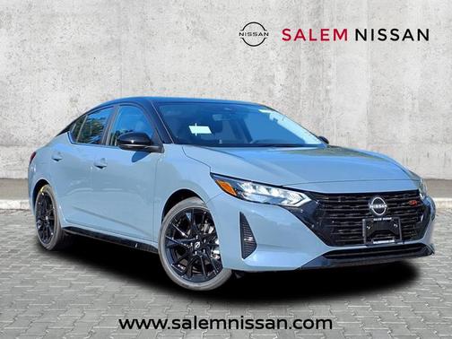 Atlantic Gray/Super Black 2025 Nissan Sentra SR