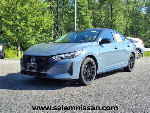 Atlantic Gray/Super Black 2025 Nissan Sentra SR