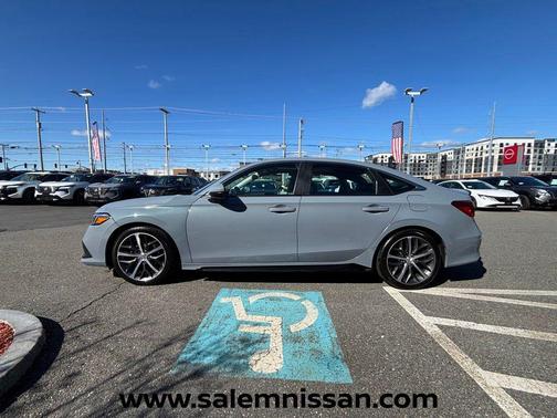 Morning Mist Metallic 2022 Honda Civic Touring