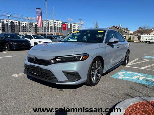 Morning Mist Metallic 2022 Honda Civic Touring