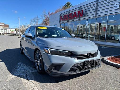 Morning Mist Metallic 2022 Honda Civic Touring
