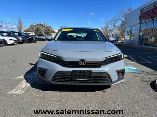 Morning Mist Metallic 2022 Honda Civic Touring