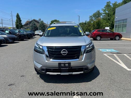 Brilliant Silver Metallic 2025 Nissan Pathfinder Platinum 4WD