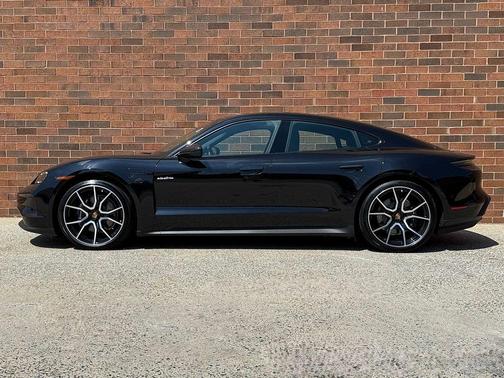 Jet Black 2025 Porsche Taycan 4