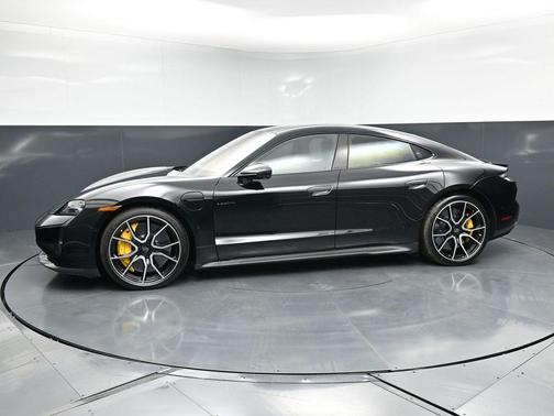 Black 2026 Porsche Taycan Turbo S