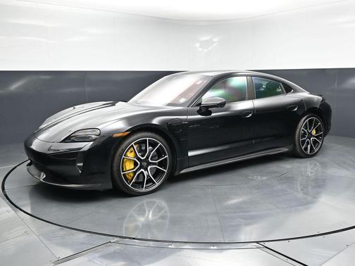Black 2026 Porsche Taycan Turbo S