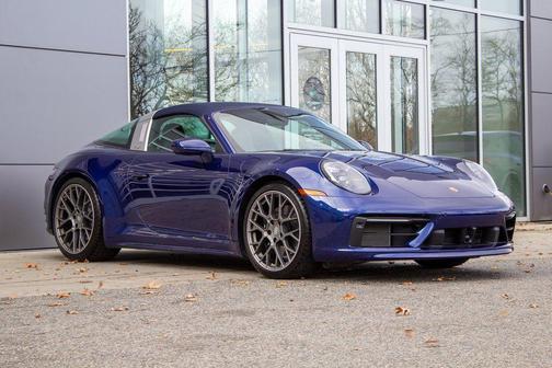 Blue 2024 Porsche 911 Targa 4S