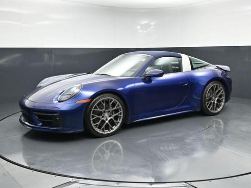 Gentian Blue Metallic 2024 Porsche 911 Targa 4S
