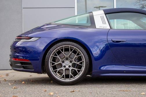 Blue 2024 Porsche 911 Targa 4S