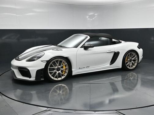 White 2024 Porsche 718 Spyder RS