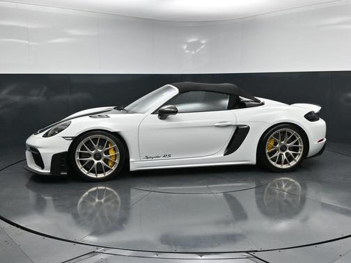 White 2024 Porsche 718 Spyder RS
