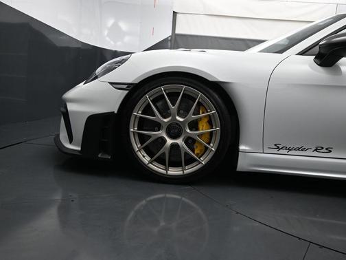 White 2024 Porsche 718 Spyder RS