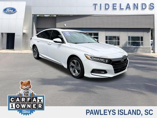Platinum White 2019 Honda Accord EX-L