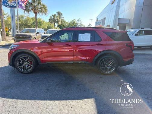 Red Metallic 2025 Ford Explorer ST