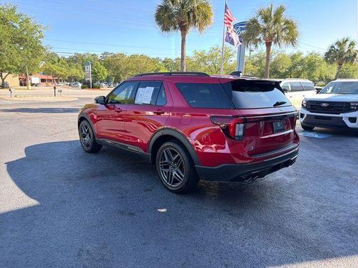 Red Metallic 2025 Ford Explorer ST
