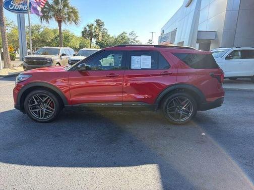 Red Metallic 2025 Ford Explorer ST