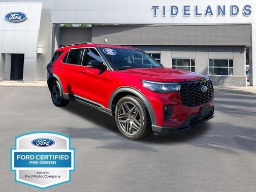 Red Metallic 2025 Ford Explorer ST