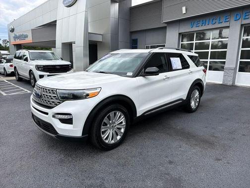 White Metallic 2020 Ford Explorer Limited