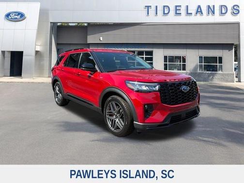 Rapid Red Metallic Tinted Clearcoat 2026 Ford Explorer ST-Line