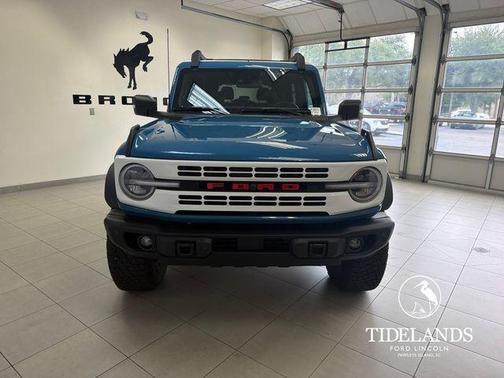 Blue 2024 Ford Bronco Heritage Limited Edition