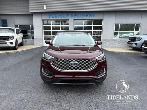 Burgundy 2024 Ford Edge SEL