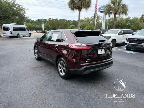 Burgundy 2024 Ford Edge SEL