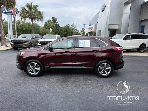 Burgundy 2024 Ford Edge SEL