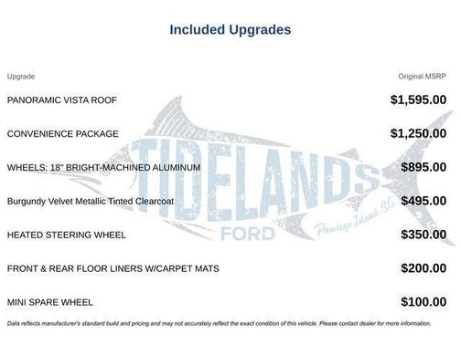 Burgundy 2024 Ford Edge SEL
