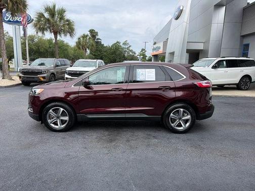Burgundy 2024 Ford Edge SEL
