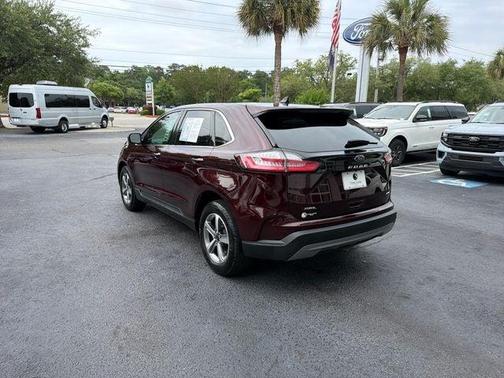 Burgundy 2024 Ford Edge SEL