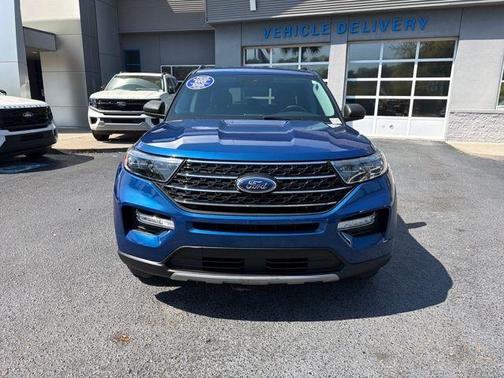 Atlas Blue Metallic 2023 Ford Explorer XLT