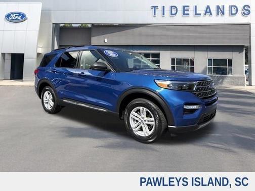 Atlas Blue Metallic 2023 Ford Explorer XLT