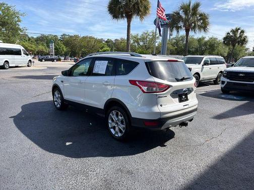 White Platinum Clearcoat Metallic 2016 Ford Escape Titanium