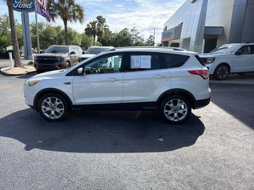 White Platinum Clearcoat Metallic 2016 Ford Escape Titanium