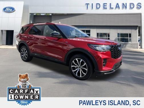 Red Metallic 2025 Ford Explorer ST-Line