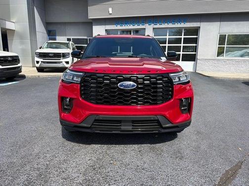 Red Metallic 2025 Ford Explorer ST-Line