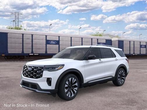 Star White 2026 Ford Explorer Platinum