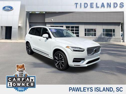 Crystal White 2024 Volvo XC90 B6 Plus Bright Theme 6-Seater